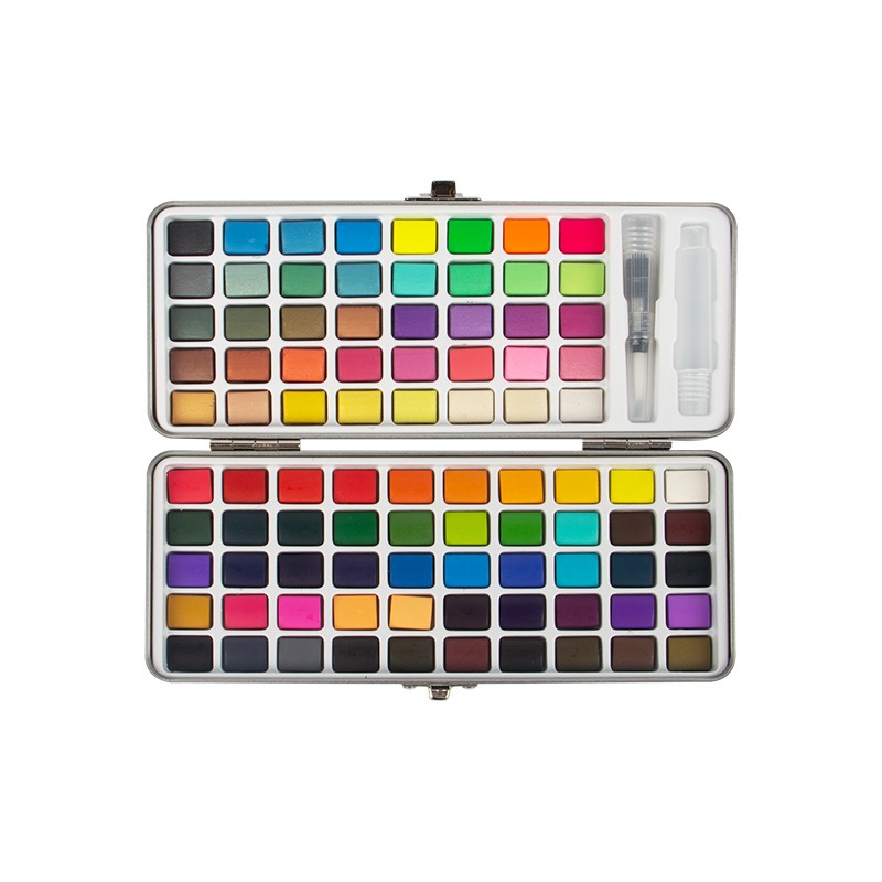 Set akvarelnih barv 90 barv z darilno škatlo